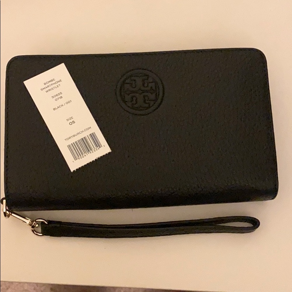 Tory Burch Bombe Smartphone Wallet - Black